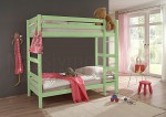 Ausstellungsst�ck Etagenbett Stockbett OLIVER EXTRA HOCH Buche GR�N
