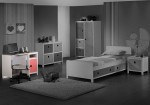 Schreibtisch f�r Kinderzimmer Jugendzimmer CUBO ROSA