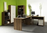 B�ro und Arbeitszimmer WORK IN - Komplettset in Walnuss Wei�