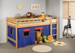Ausstellungsst�ck Hochbett Spielbett Timmy 45 CLASSIC MASSIV BUCHE BIO/GE�LT