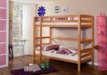 Etagenbett OLIVER II aus massiver Buche