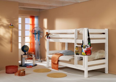Etagenbett KNUTH WEISS aus massiver Kiefer