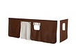 Vorhang f&uuml;r das Etagenbett lupo Braun-Beige