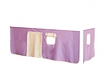 Vorhang f&uuml;r das Hochbett Timmy Lila-Beige